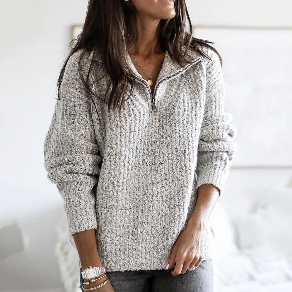 Women's Pullover with Half Zip