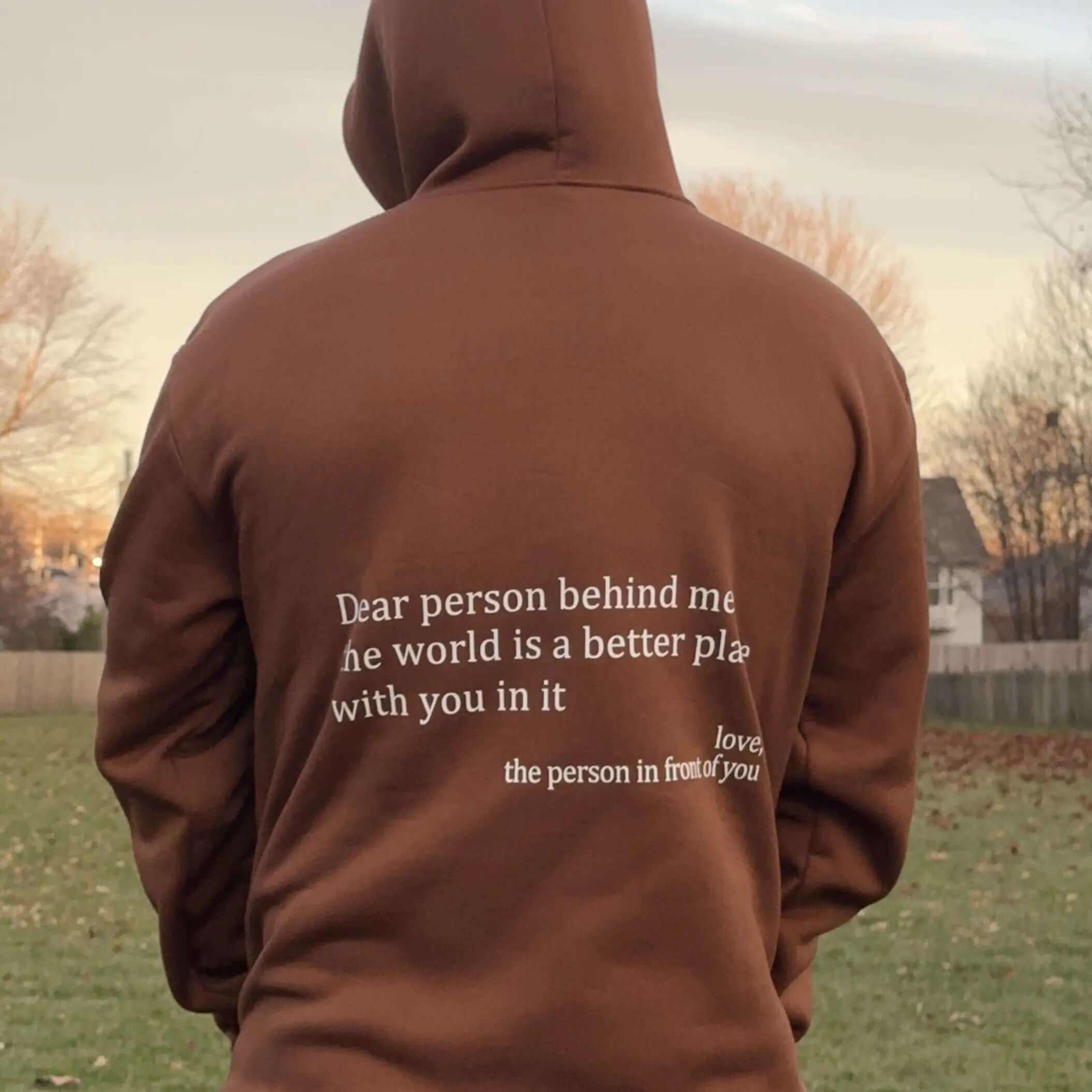Casual Unisex Hoodie With Statement Print And Long Sleeves