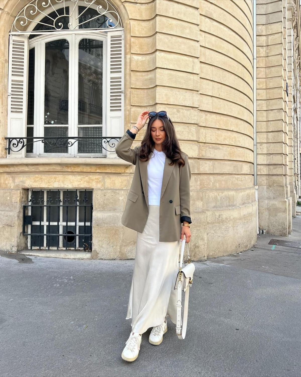 Zoë - Elegant Long Satin Maxi Skirt