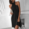 Ishani Dress | Elegant Halterneck Draped Mini Dress