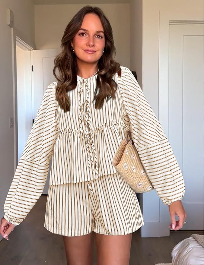 Selena - Summer sets with stripes