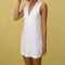 Michaela Dress | Elegant Sleeveless V-Neck Mini Dress