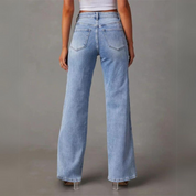 High-Waist Denim Jeans for Women | Wide-Leg