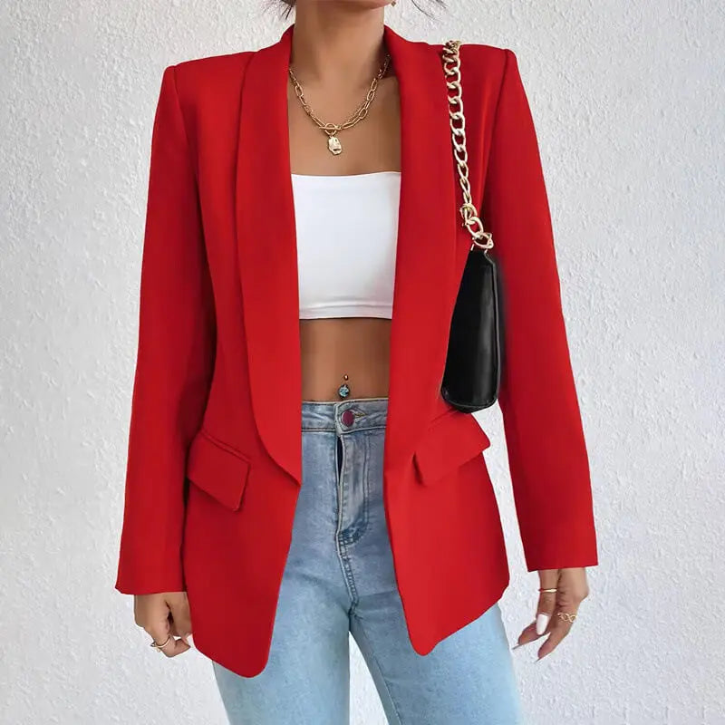 Stylish Refined Slim-Fit Women's Blazer