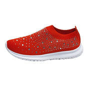 Comfortable Glitter Slip-On Sneakers for Women