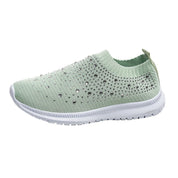 Comfortable Glitter Slip-On Sneakers for Women