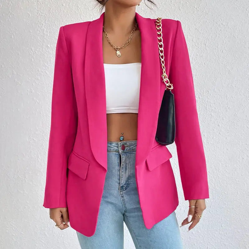 Stylish Refined Slim-Fit Women's Blazer