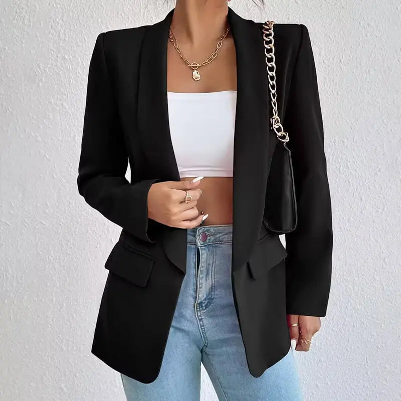 Stylish Refined Slim-Fit Women's Blazer