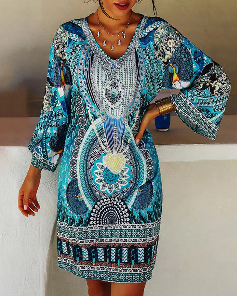 Orlitha Dress | Bohemian Summer Mini Dress