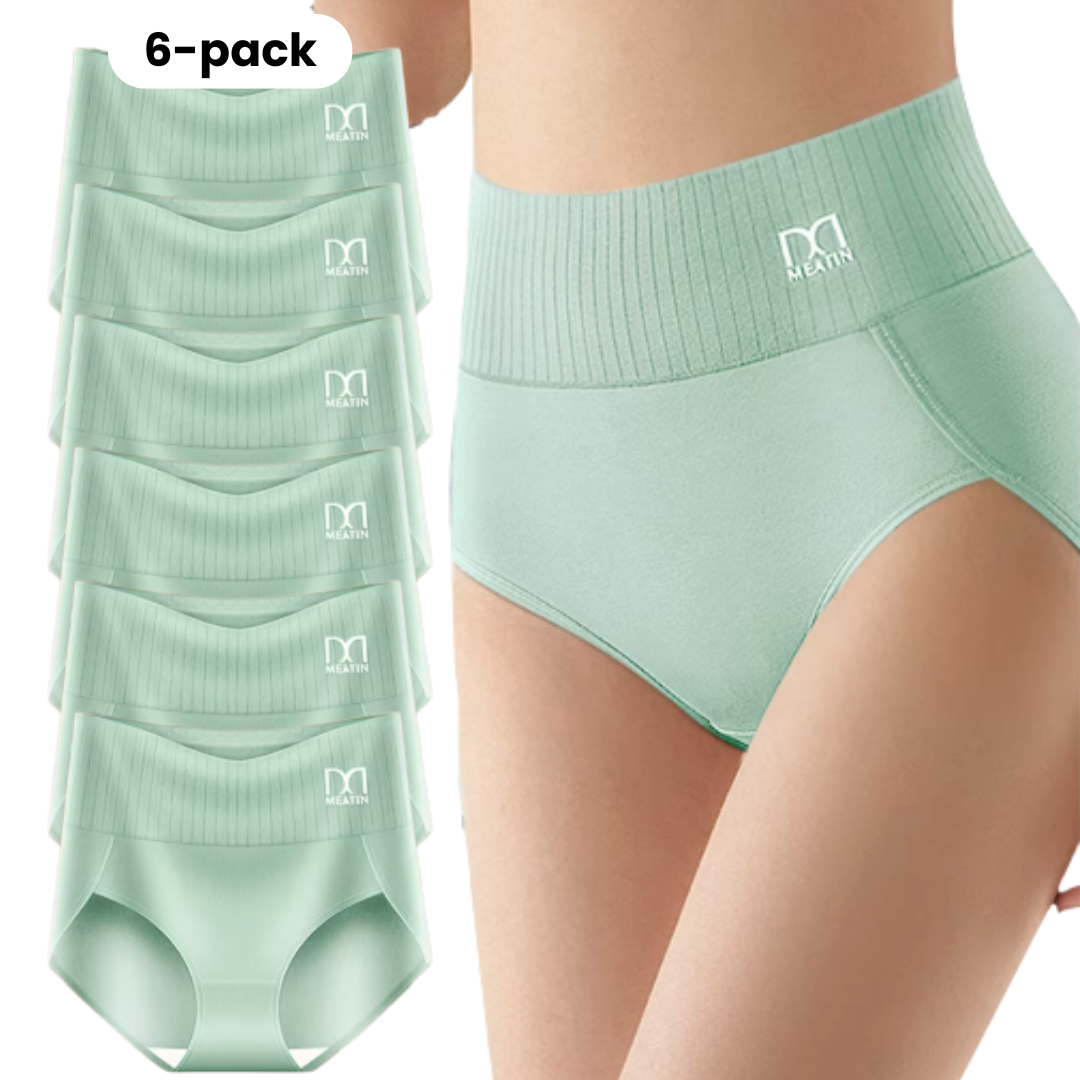 Corrective Sweat-Wicking Women's Underwear with Stretch - 6 PACK
