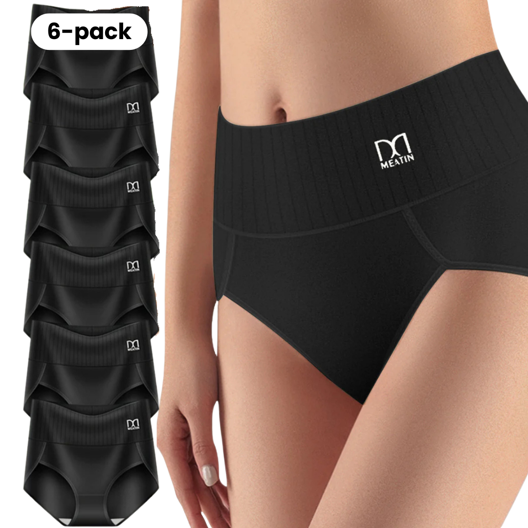 Corrective Sweat-Wicking Women's Underwear with Stretch - 6 PACK