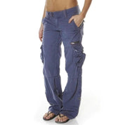 Sturdy Comfortable Cargo Pants For Women With Pockets