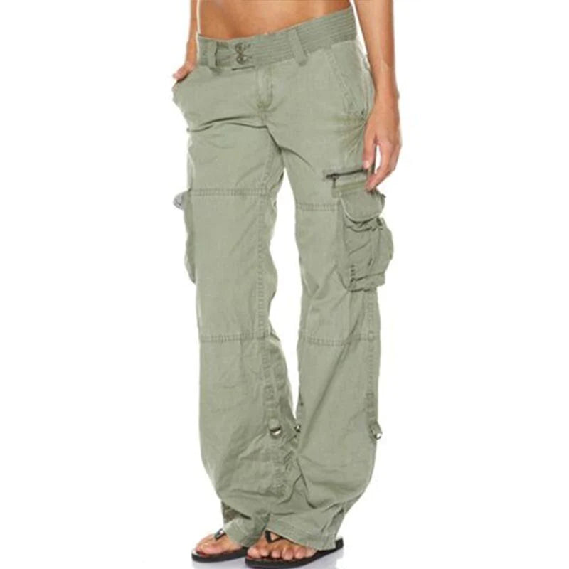Sturdy Comfortable Cargo Pants For Women With Pockets