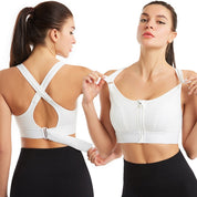 Supportive Women's Sports Bra with Adjustable Comfortable Fit