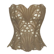Lace Corset Top with Strapless Fit for Women