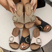 Comfortable Women’s Sandals With Buckle And Soft Sole