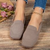 Jaël - Slip-On Loafers with Breathable Knitted Design