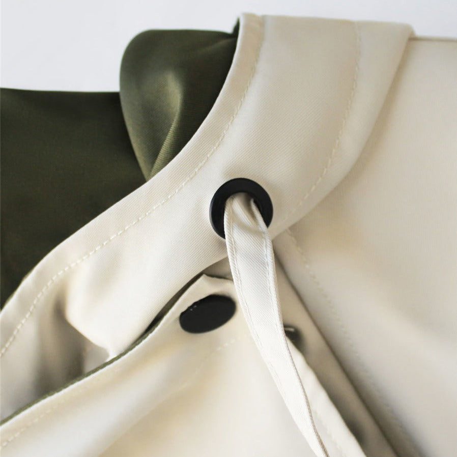 Lightweight Windbreaker with Hood for Women