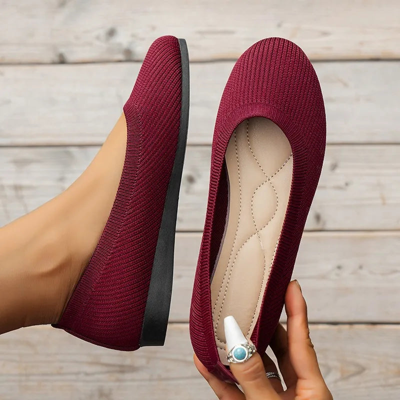 Soft Ballerina Shoes With Flat Sole For Women