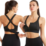 Supportive Women's Sports Bra with Adjustable Comfortable Fit