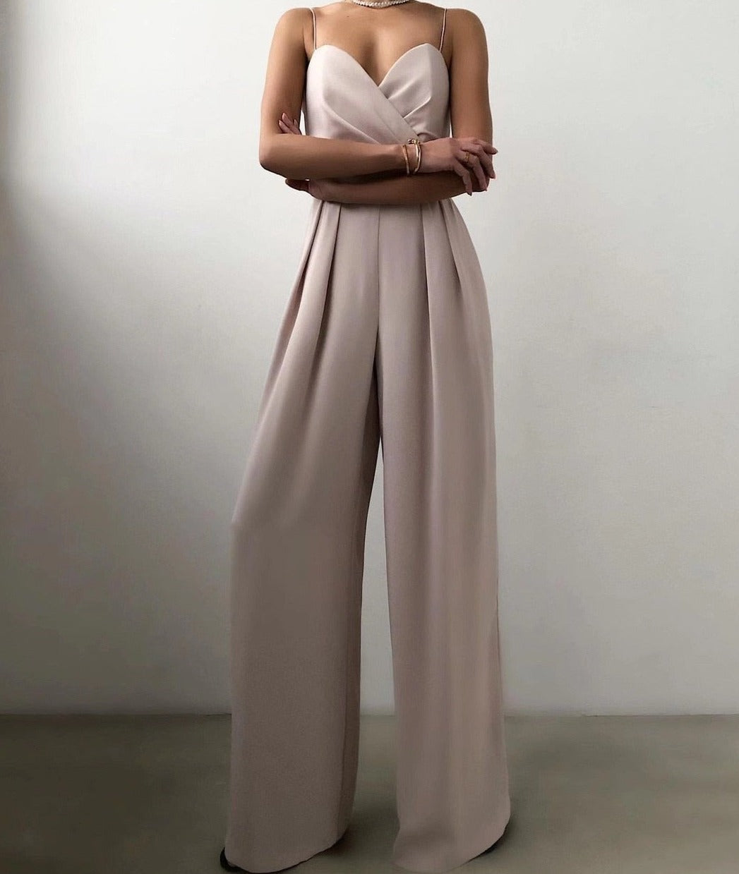 Marleen - Elegant jumpsuit with spaghetti straps