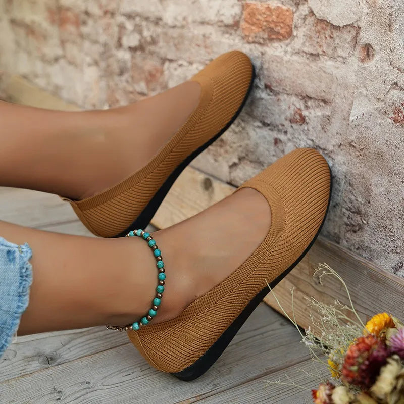 Soft Ballerina Shoes With Flat Sole For Women
