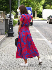 Gioia - Comfortable summer dress with pattern