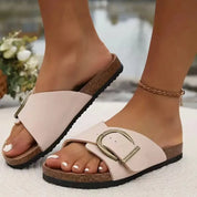 Comfortable Women’s Sandals With Buckle And Soft Sole