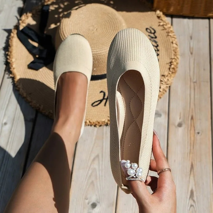 Soft Ballerina Shoes With Flat Sole For Women