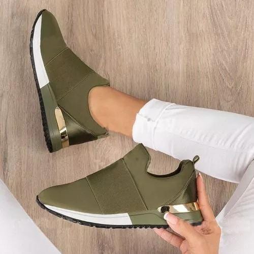 Orthopedic Slip-On Sneakers for Women with Non-Slip Sole