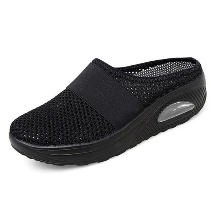 Orthopedic Slip-On Shoes With Breathable Mesh For Women