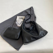 Vintage Leather Tote Shopper