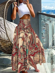 Roos - Airy long skirt with stretch