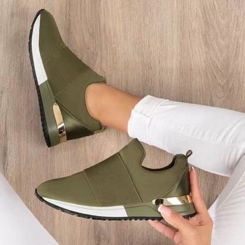 Orthopedic Slip-On Sneakers for Women with Non-Slip Sole