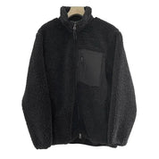 Women's Warm Teddy Coat with High Collar and Zipper Pockets