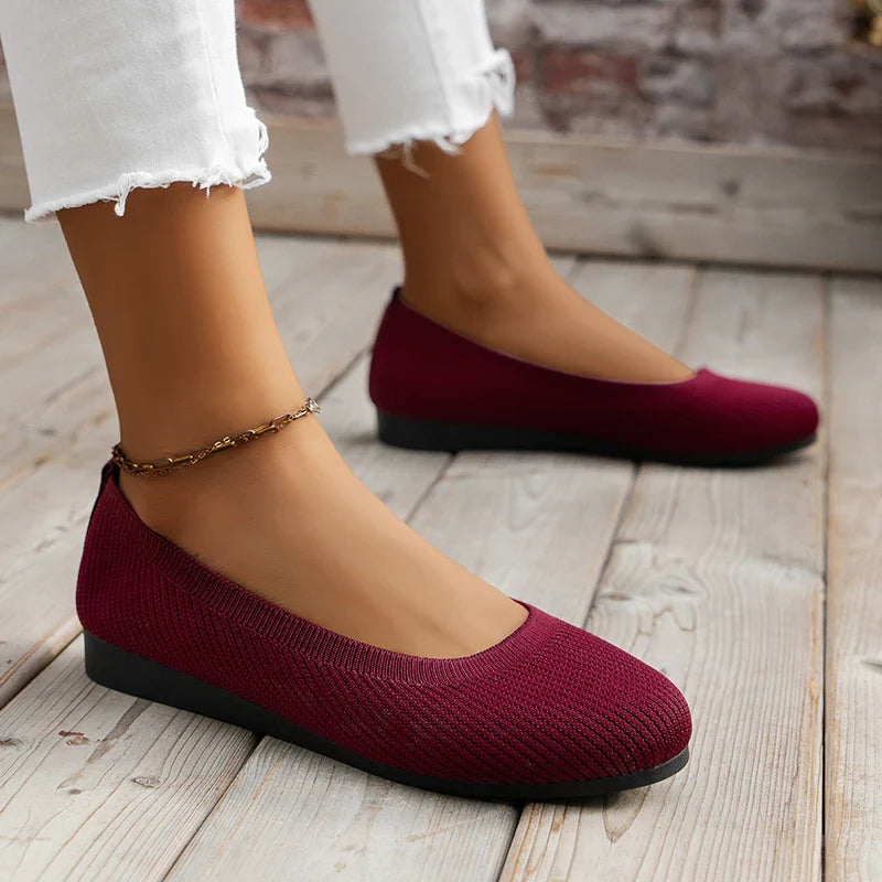 Soft Ballerina Shoes With Flat Sole For Women