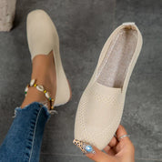 Jaël - Slip-On Loafers with Breathable Knitted Design