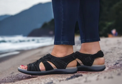 Lightweight Sandals with Velcro Closure and Soft Sole for Women