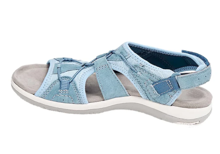 Lightweight Sandals with Velcro Closure and Soft Sole for Women