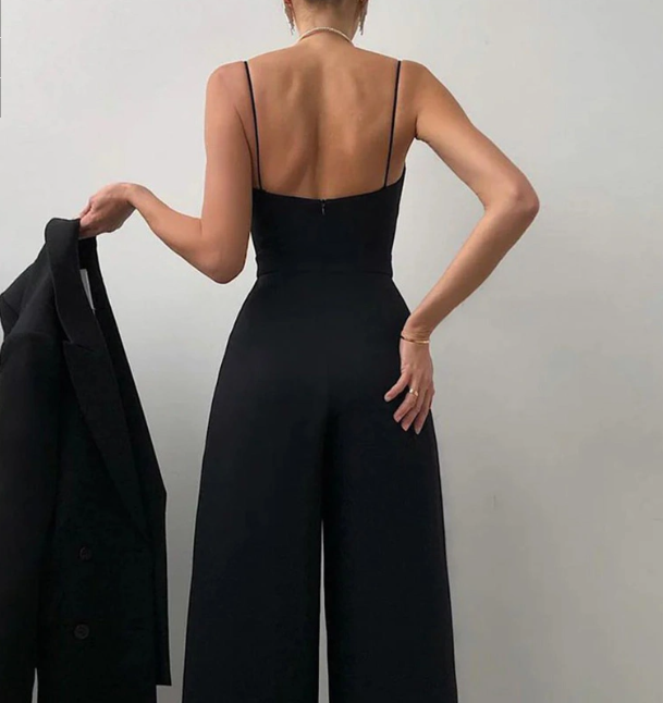 Marleen - Elegant jumpsuit with spaghetti straps
