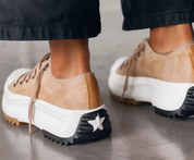 Trendy Platform Women’s Sneakers with Laces and Chunky Sole