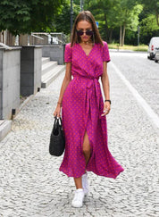 Gioia - Comfortable summer dress with pattern