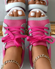 Trendy Sandals With Laces And Thick Sole For Women