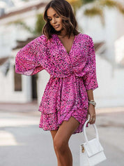 Joyce - Flowy Mini Dress with a Summery Flair