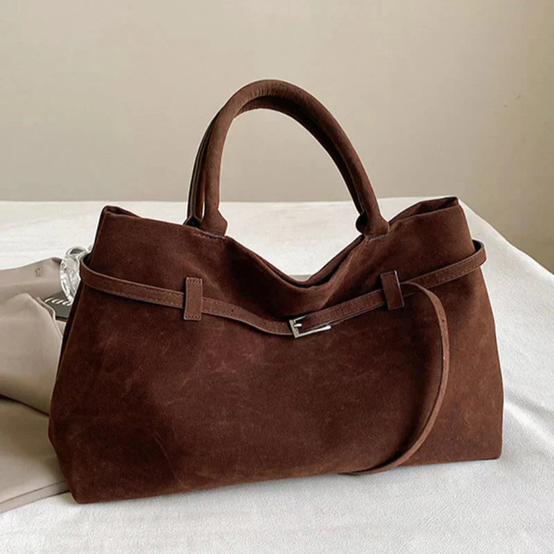 Luxury Suede Shoulder Bag