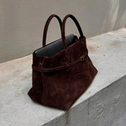 Luxury Suede Shoulder Bag