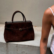 Luxury Suede Shoulder Bag