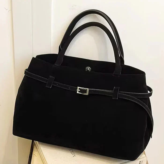 Luxury Suede Shoulder Bag