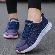 Sporty Mesh Sneakers for Women for Running and Walking