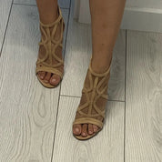 Elegant Gladiator High Heel Sandals for Women with Straps